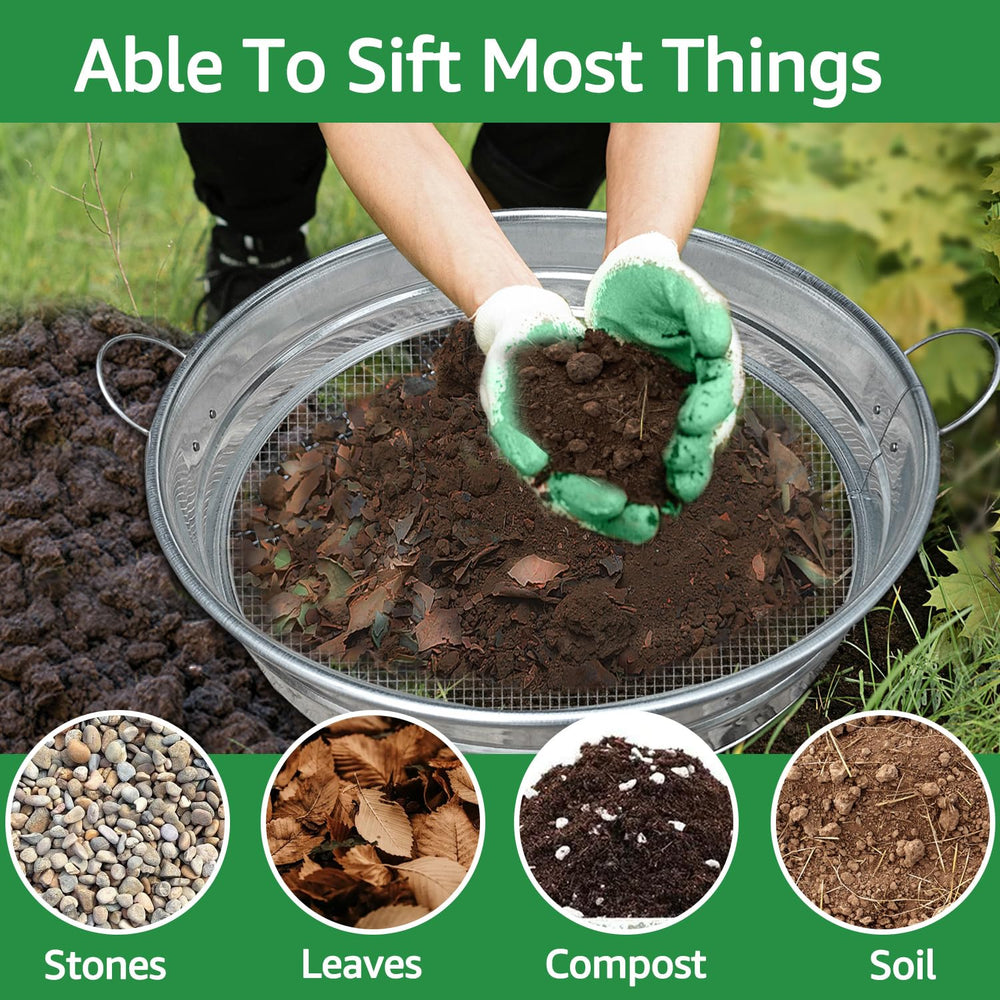 CHARMDECOR Soil Sifter showing construction details