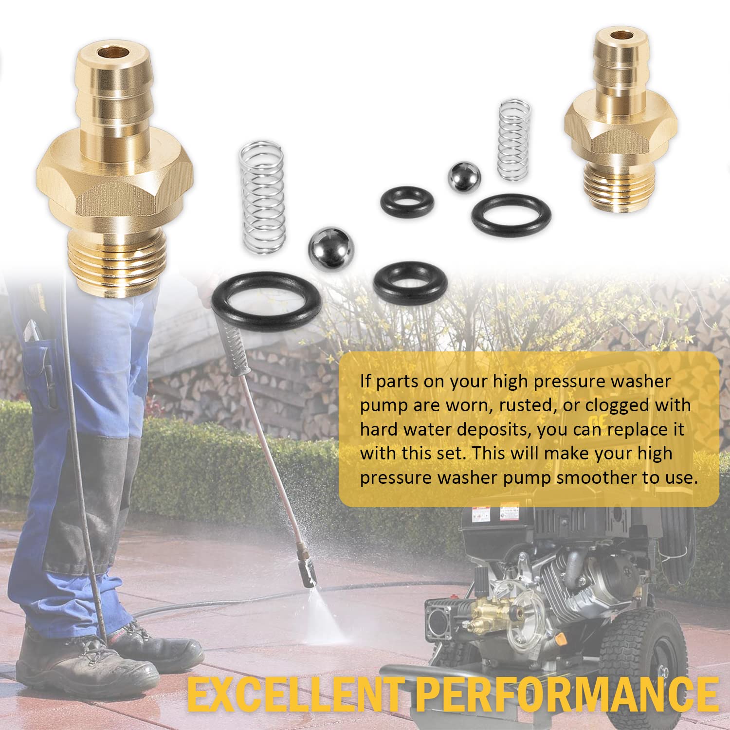Check valve balls included in USSKYBOY chemical injector kit