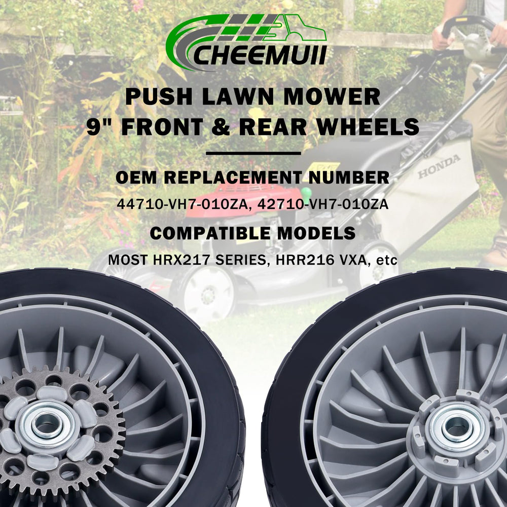 CheeMuii 9-inch wheels for Honda HRX217 mower