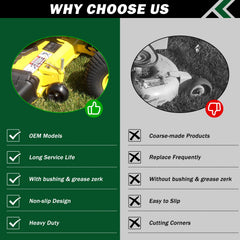 CheeMuii deck wheel specifications showing size and materials