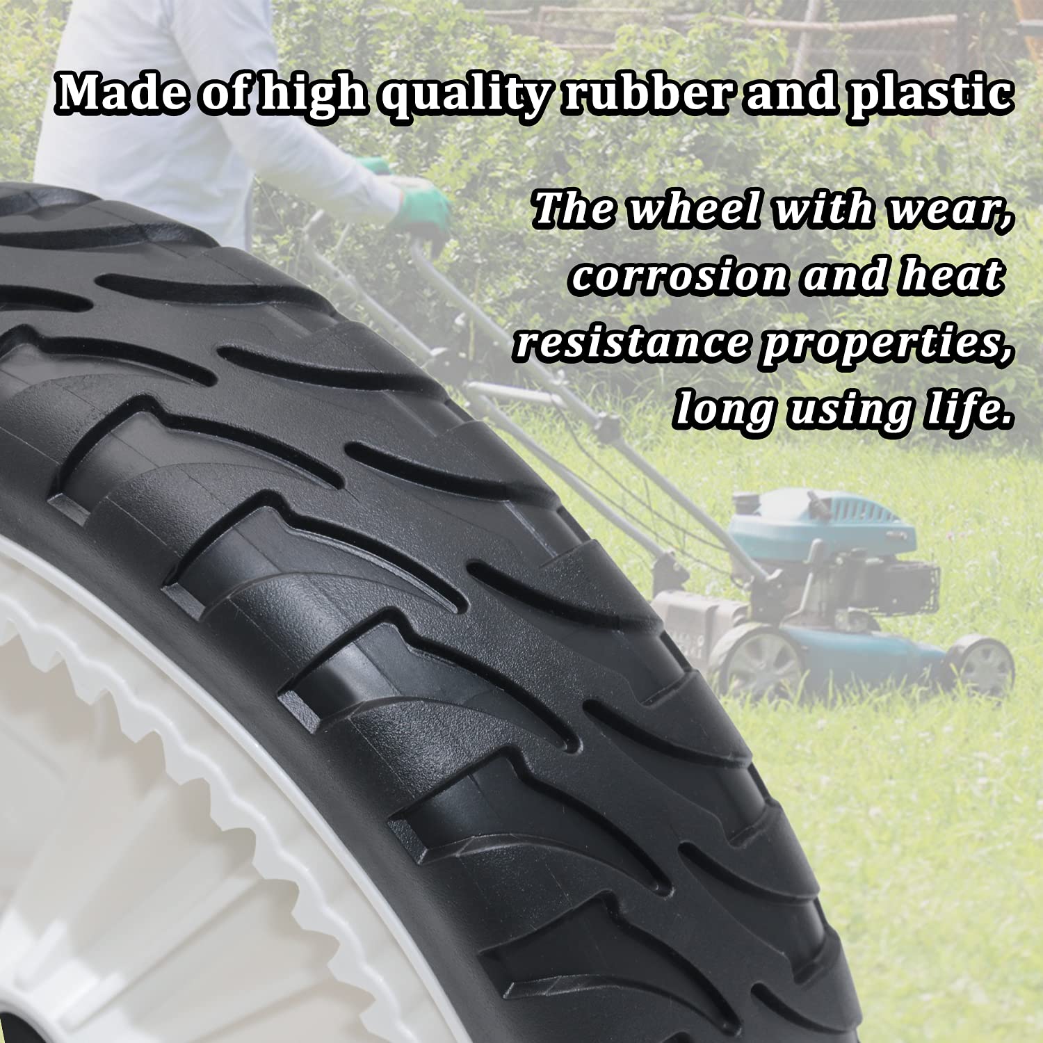 CheeMuii lawn mower wheel packaging