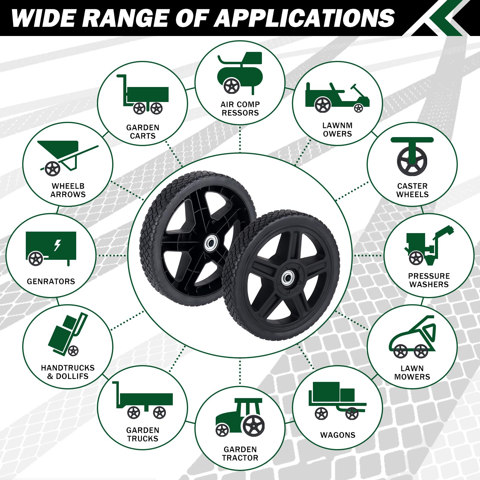 CheeMuii lawn mower wheel side view