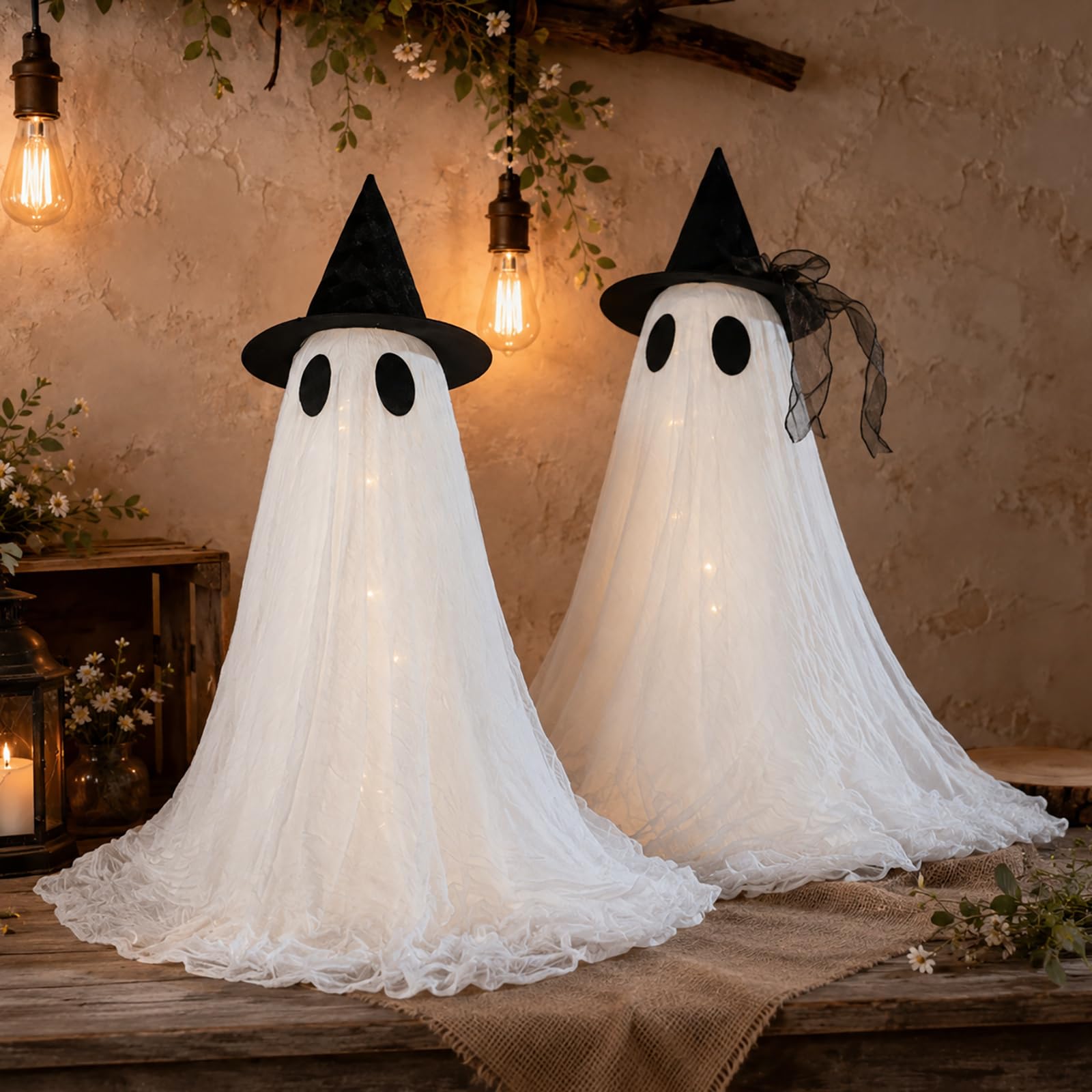 CheerBloom 31-inch glowing ghost decoration front view