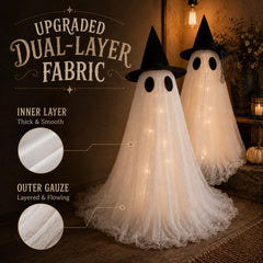 CheerBloom glowing ghost decoration with remote control
