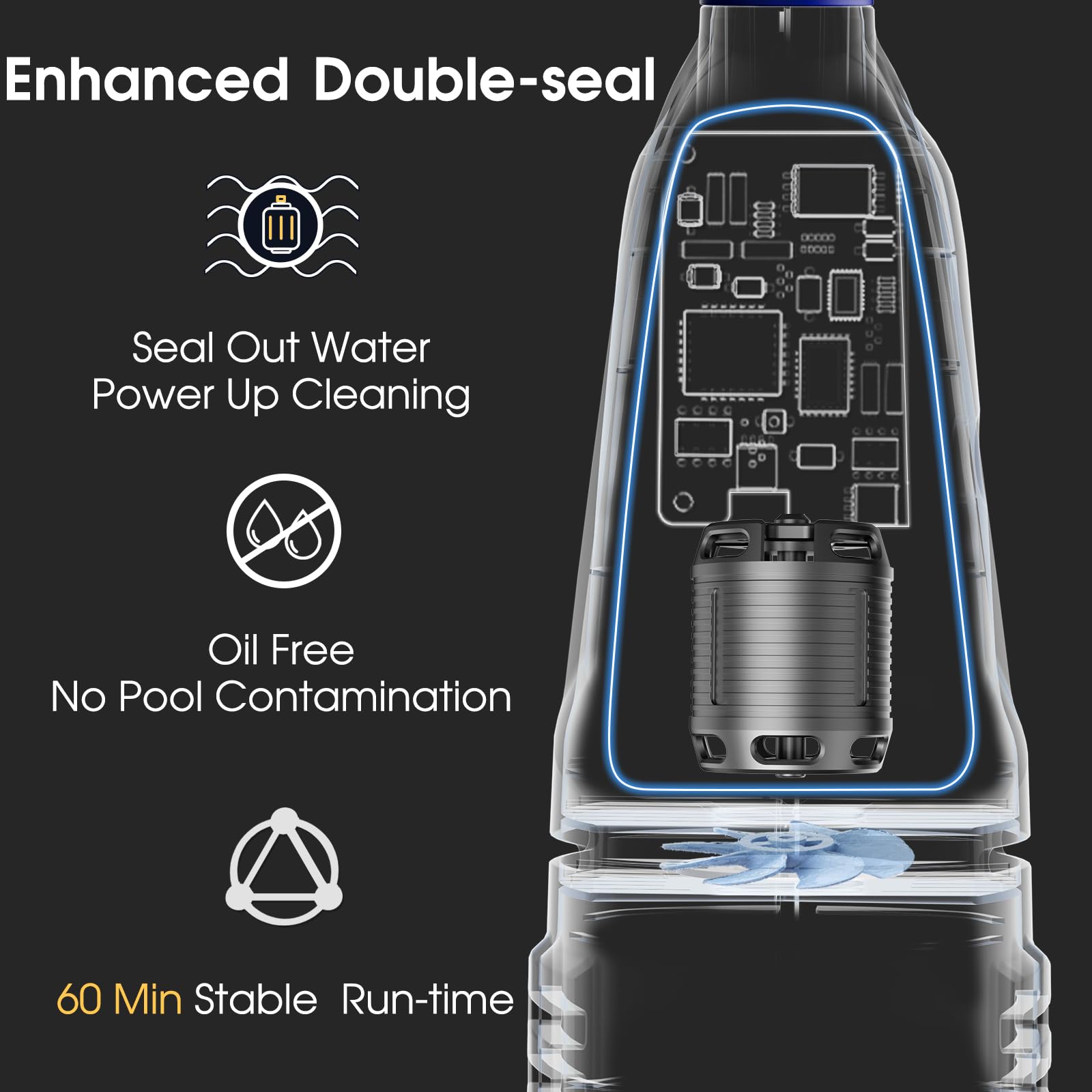 Cheerclean pool vacuum in a spa setting