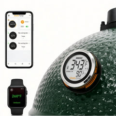 ChefsTemp ProTemp S1 with smart app interface on smartphone
