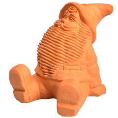 Chia Classic Gnome Planter side view showing drip tray
