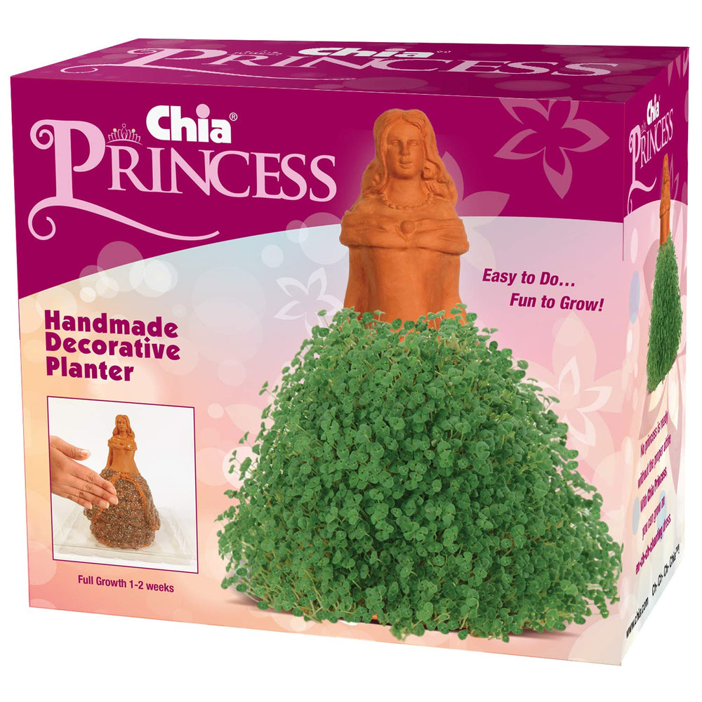 Chia Classic Princess Terracotta Planter side view