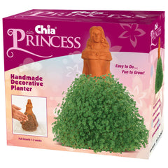 Chia Classic Princess Terracotta Planter side view