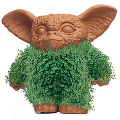Chia Pet Gremlins Gizmo planter with drip tray
