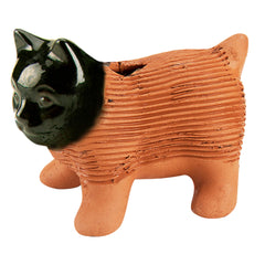Chia Pet Kitten Planter front view with drip tray