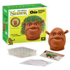 Chia Pet Shrek Planter in a decorative setting