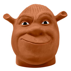 Chia Pet Shrek Planter side view with plastic drip tray