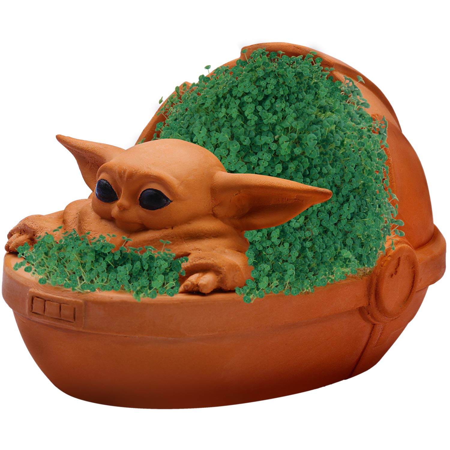 Chia Star Wars Mandalorian The Child seed pack and planter