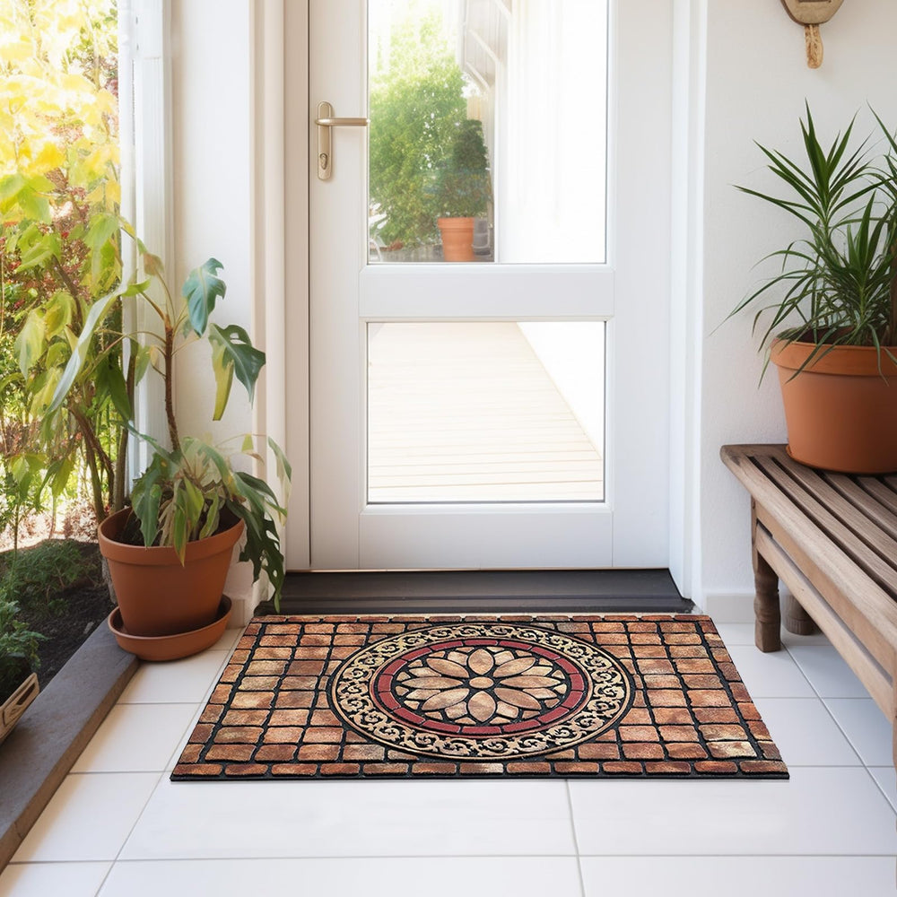 CHICHIC doormat showing dirt trapping grooves