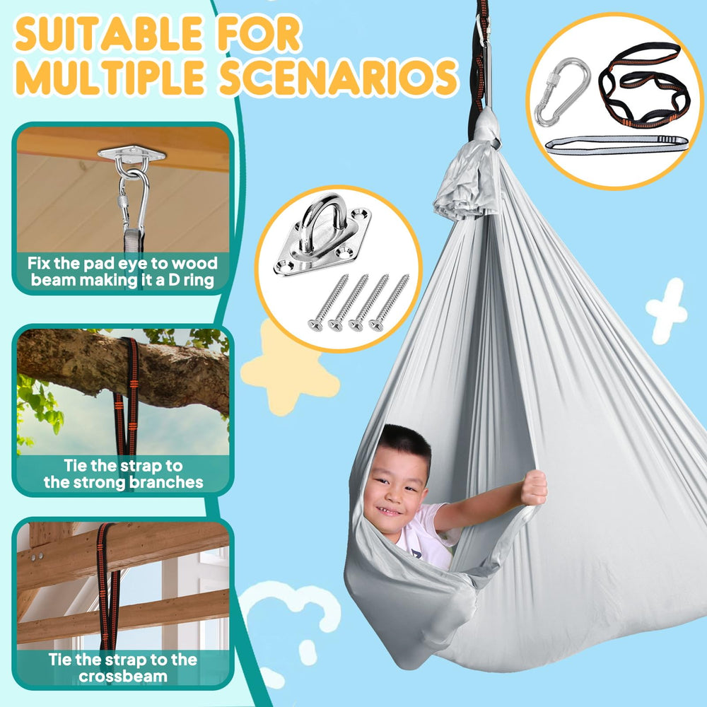 Chihee Sensory Swing in use by a child outdoors