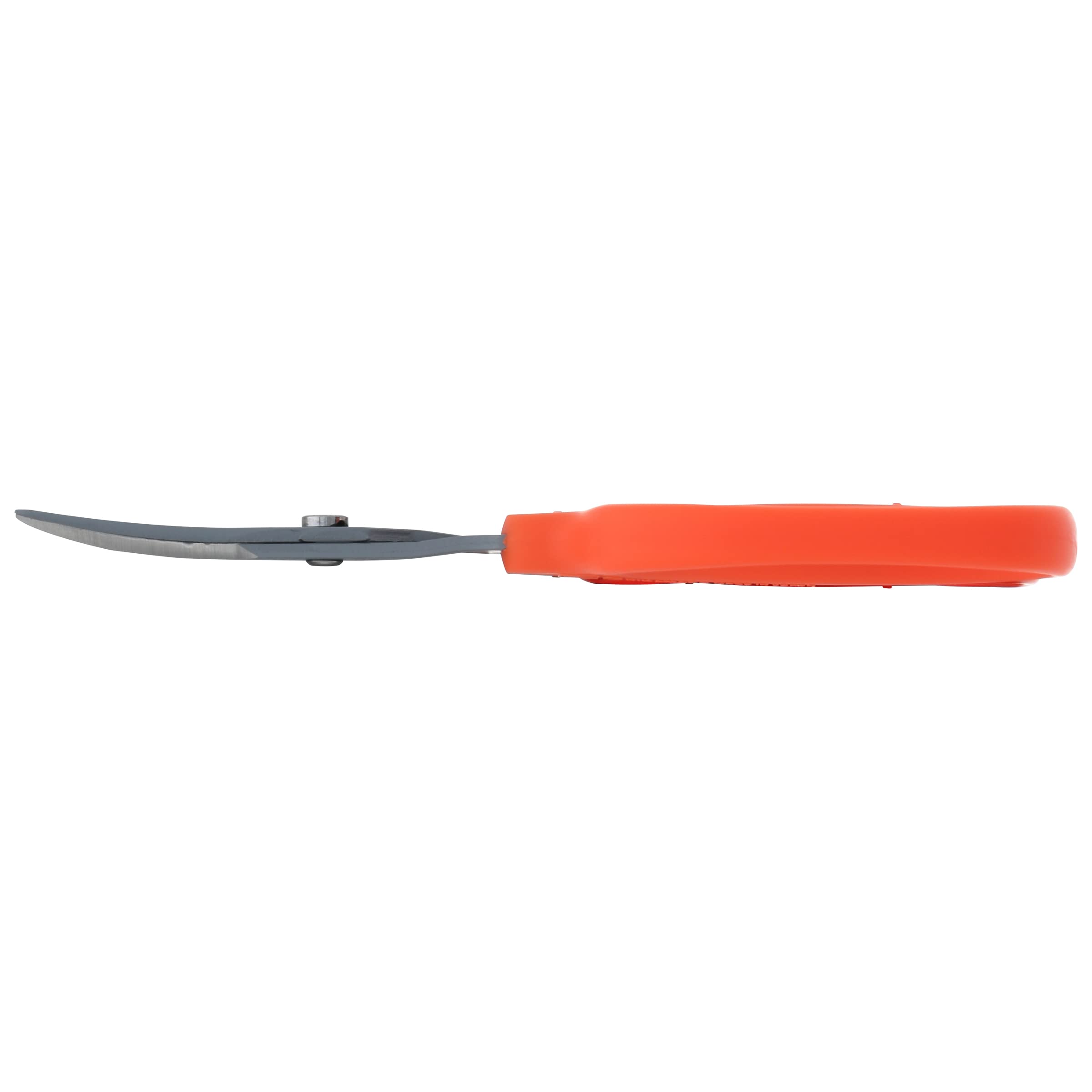 Chikamasa B-500SRF scissors on a wooden table with garden tools