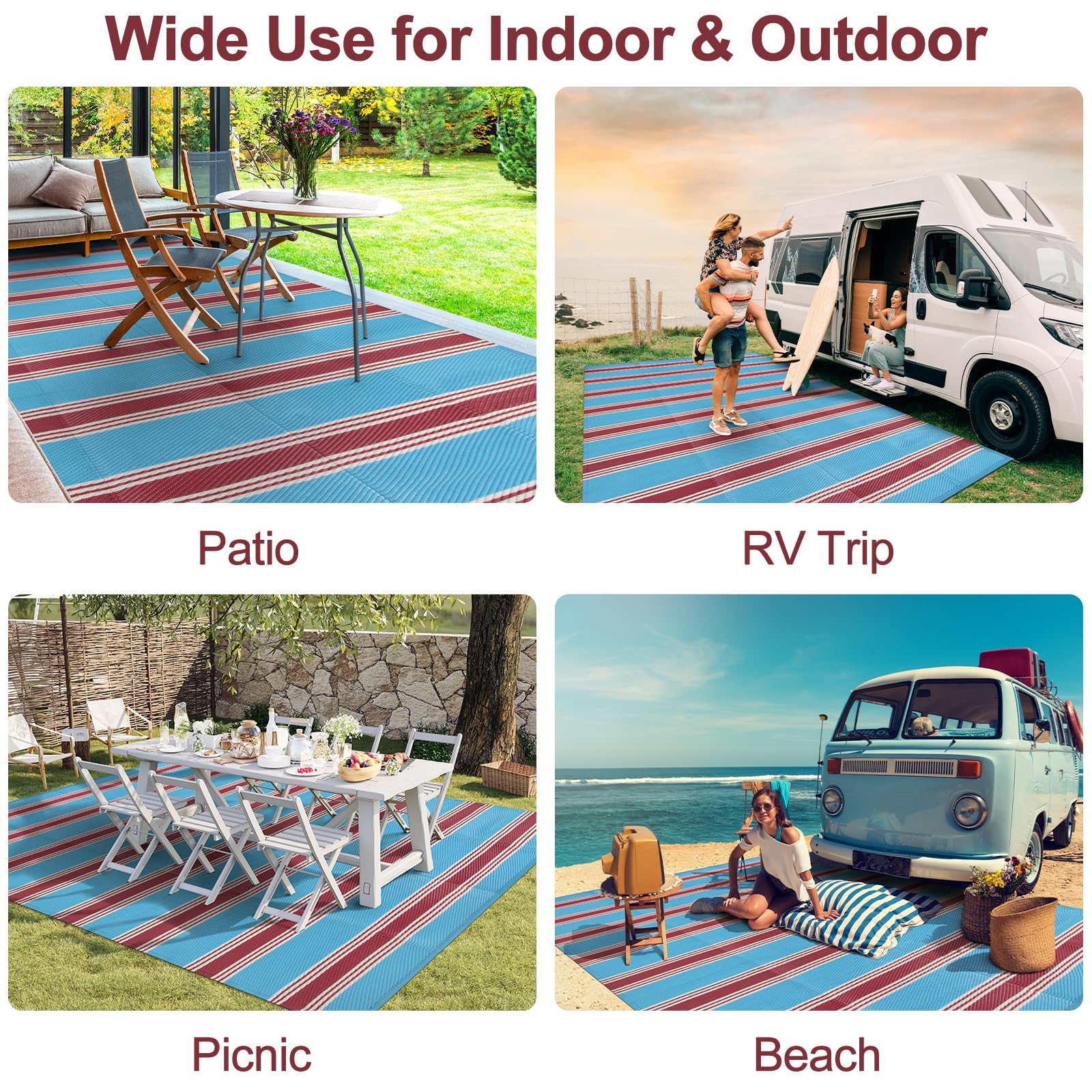 Children playing on Lahome outdoor rug
