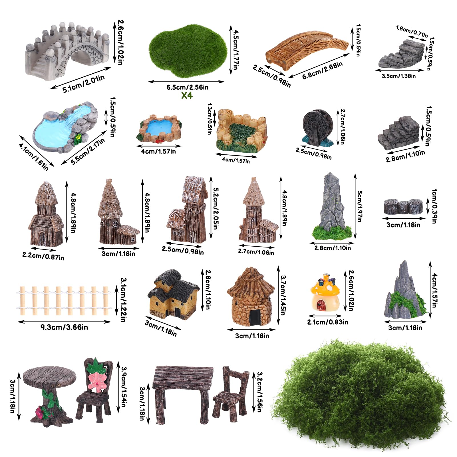Children playing with GGSTDDUP fairy garden accessories set