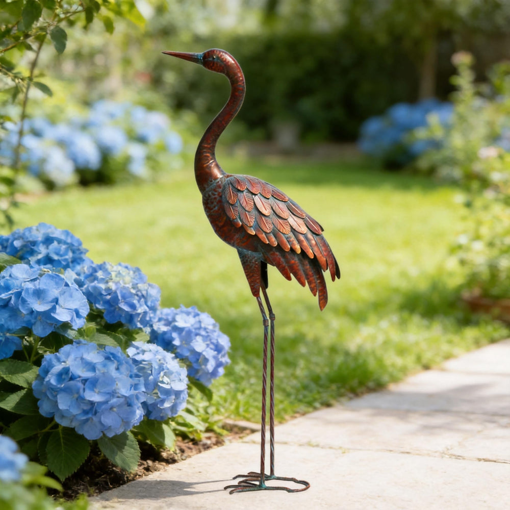 chisheen Outdoor Garden Crane Statue assembly instructions included