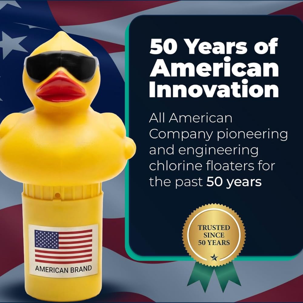 Chlorinator packaging featuring Derby Duck design