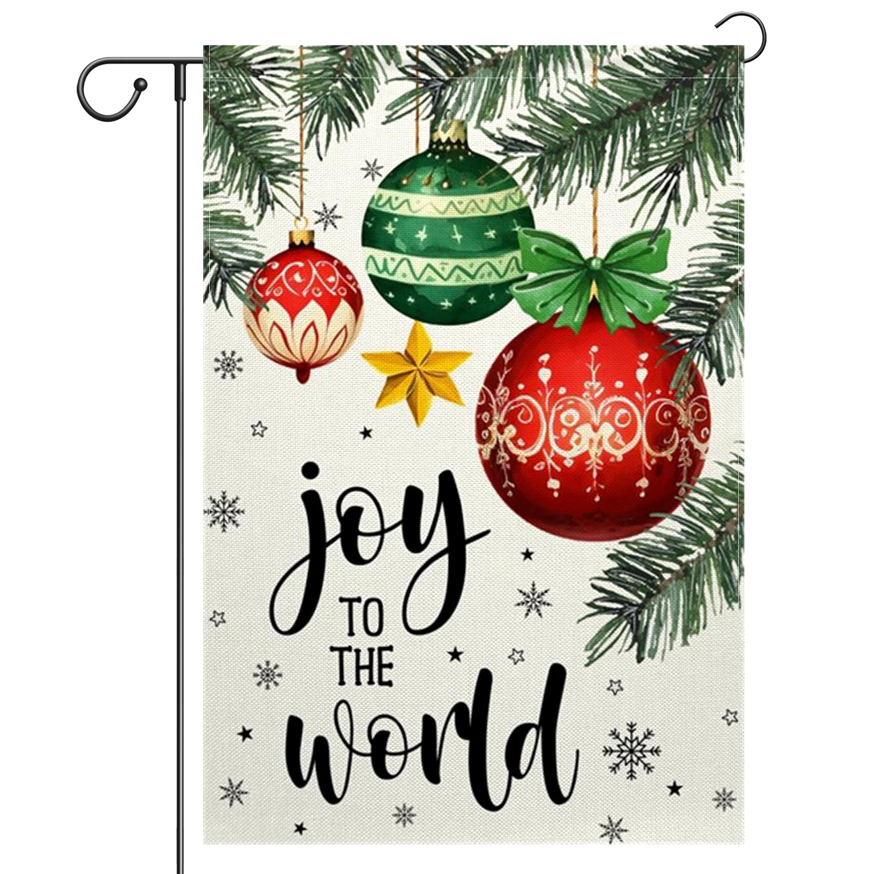 ChloropLastid Christmas Garden Flag 12x18 inch front view