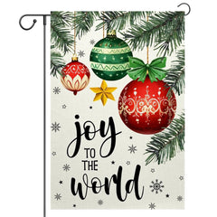 ChloropLastid Christmas Garden Flag 12x18 inch front view