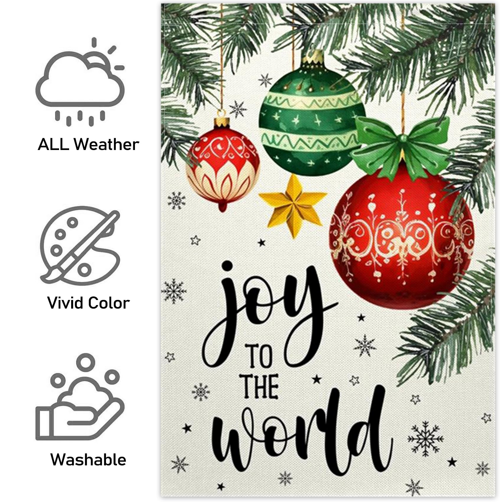 ChloropLastid Christmas Garden Flag packaging