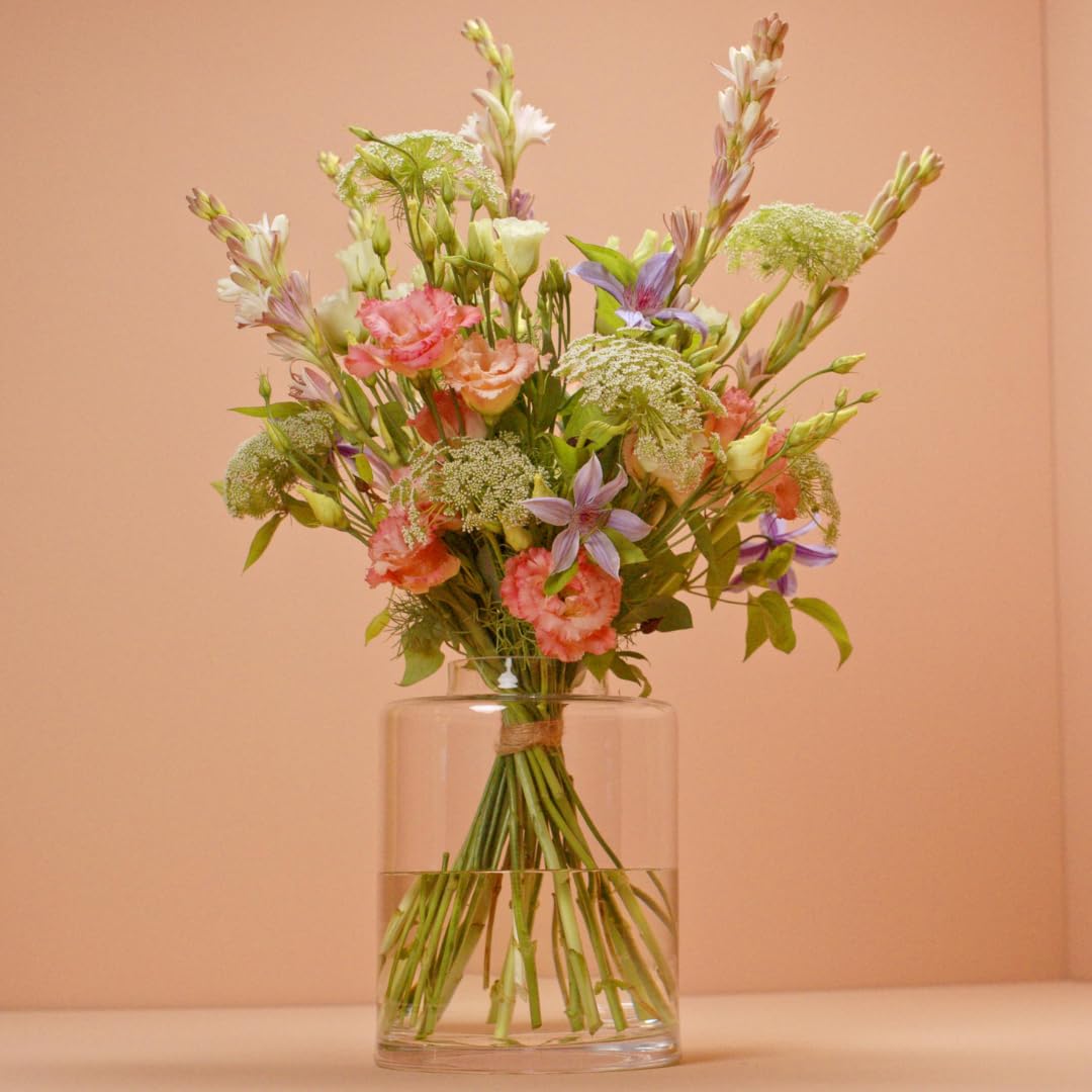 Chrysal flower food packets displayed on a garden countertop