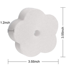 Chuangdi Hot Tub Scum Sponge creamy white flower shape design