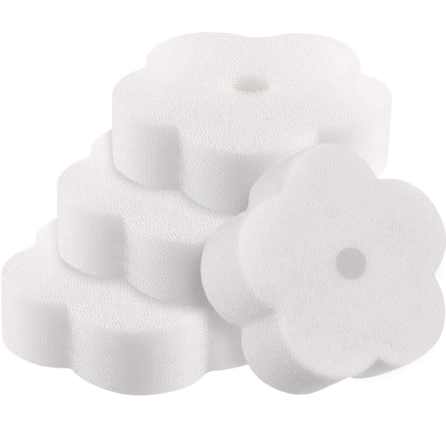 Chuangdi Hot Tub Scum Sponge dimensions comparison with a ruler