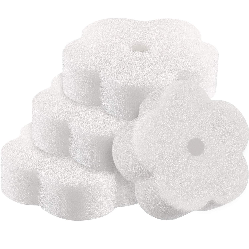 Chuangdi Hot Tub Scum Sponge dimensions comparison with a ruler