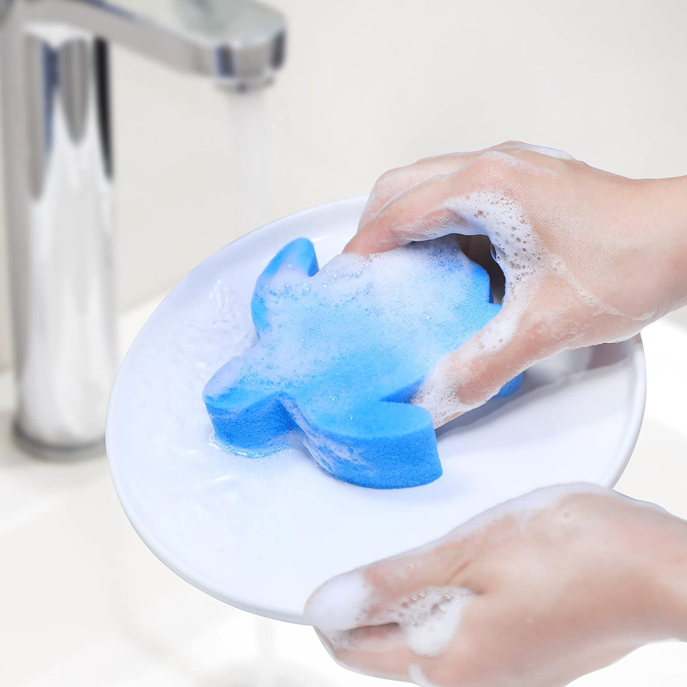 Chuangdi Hot Tub Sponge Turtle Oil Absorber, sponges in a sealed bag