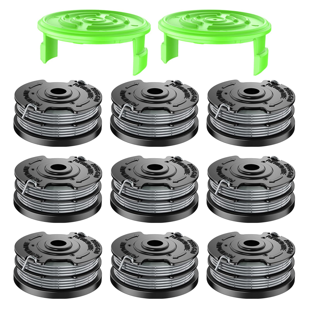 Chway 11 Pcs Dual Line String Trimmers Spools front view