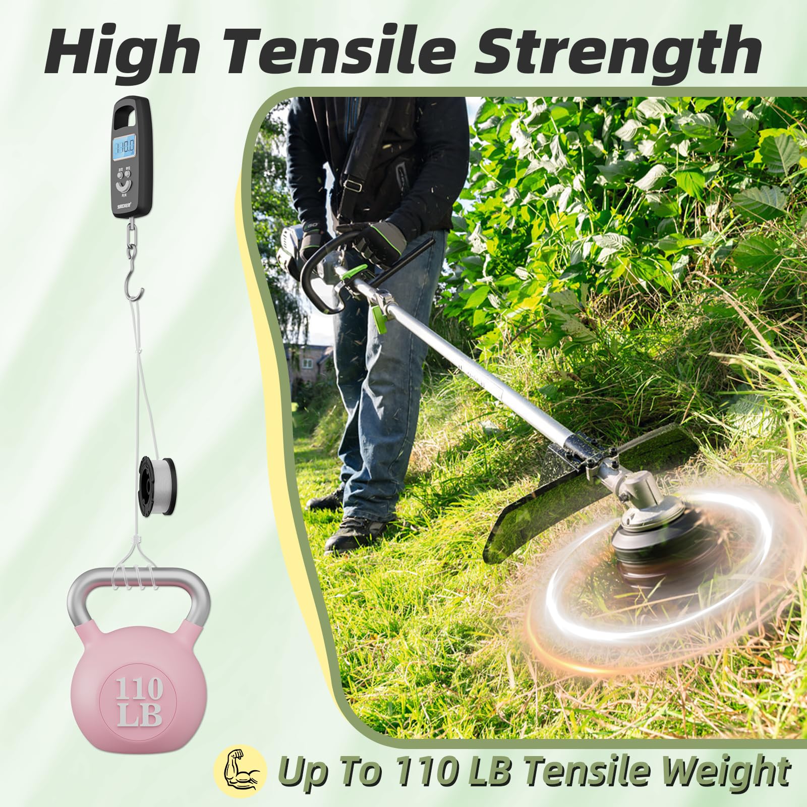 Chway AF-100 trimmer string package front view