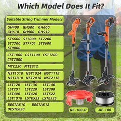 Chway AF-100 Weed Eater String pack dimensions 20.9 x 14.3 x 5.1 cm