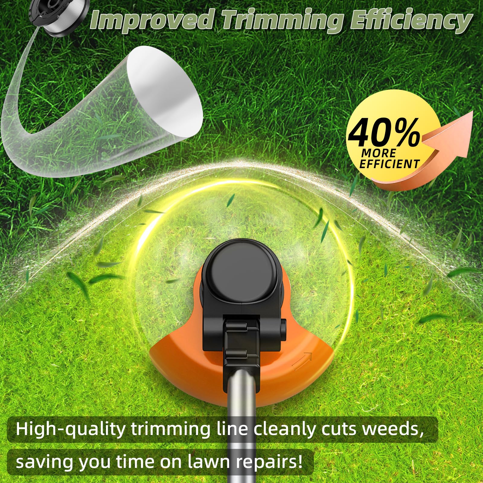 Chway AF-100 Weed Eater String with spring and cap included