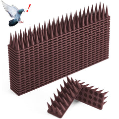 CIIC Bird Spikes 40 Pack, Brown spikes for deterring birds