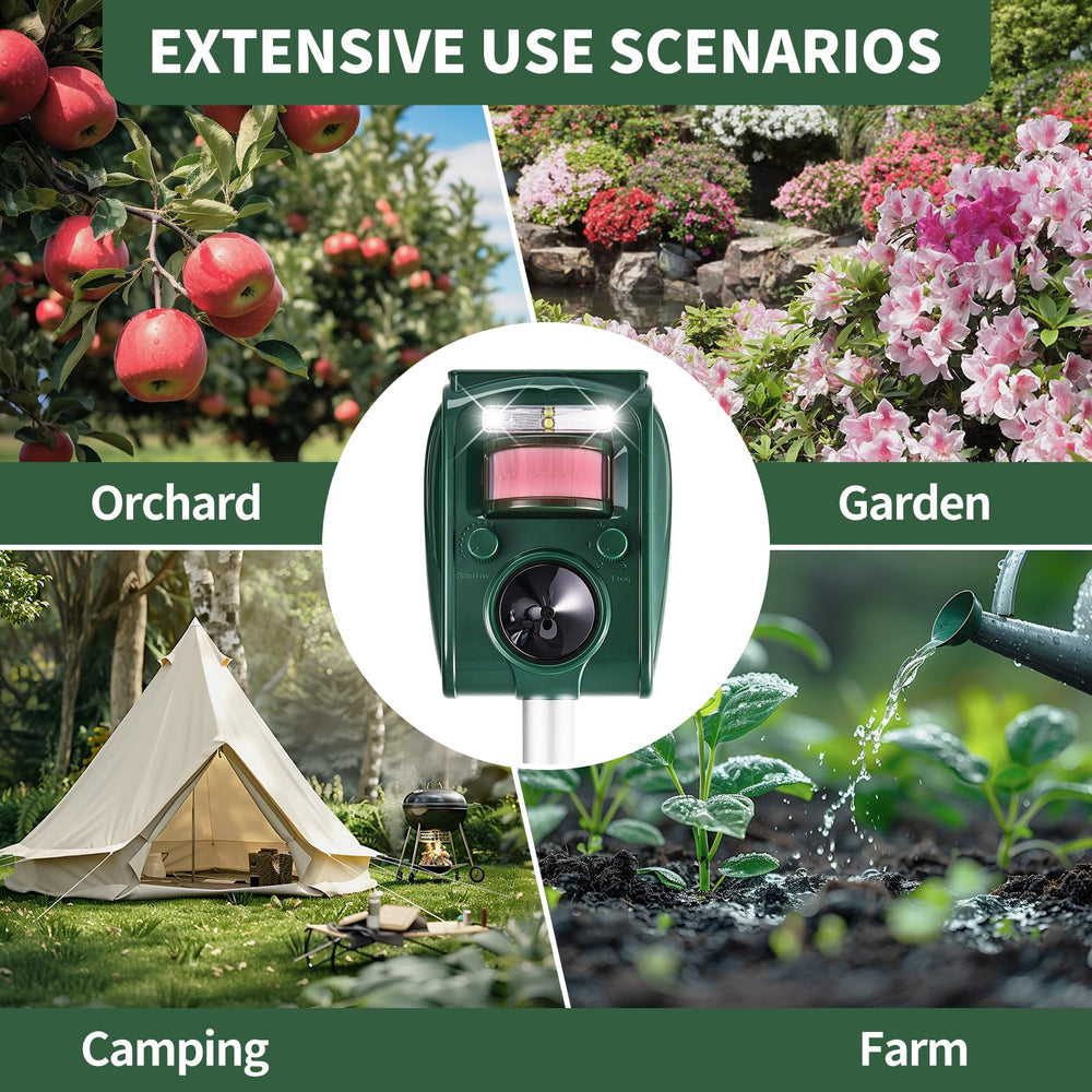 CIIC Solar Ultrasonic Animal Repellent installation guide
