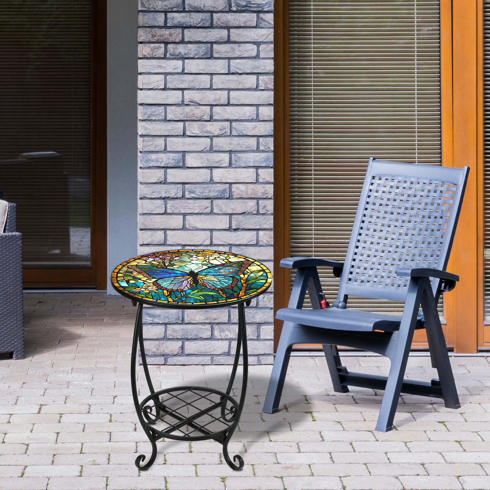 Cinnvoice Outdoor Side Table packaging and assembly guide