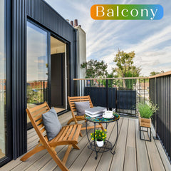 Cinnvoice Outdoor Side Table side view showing height
