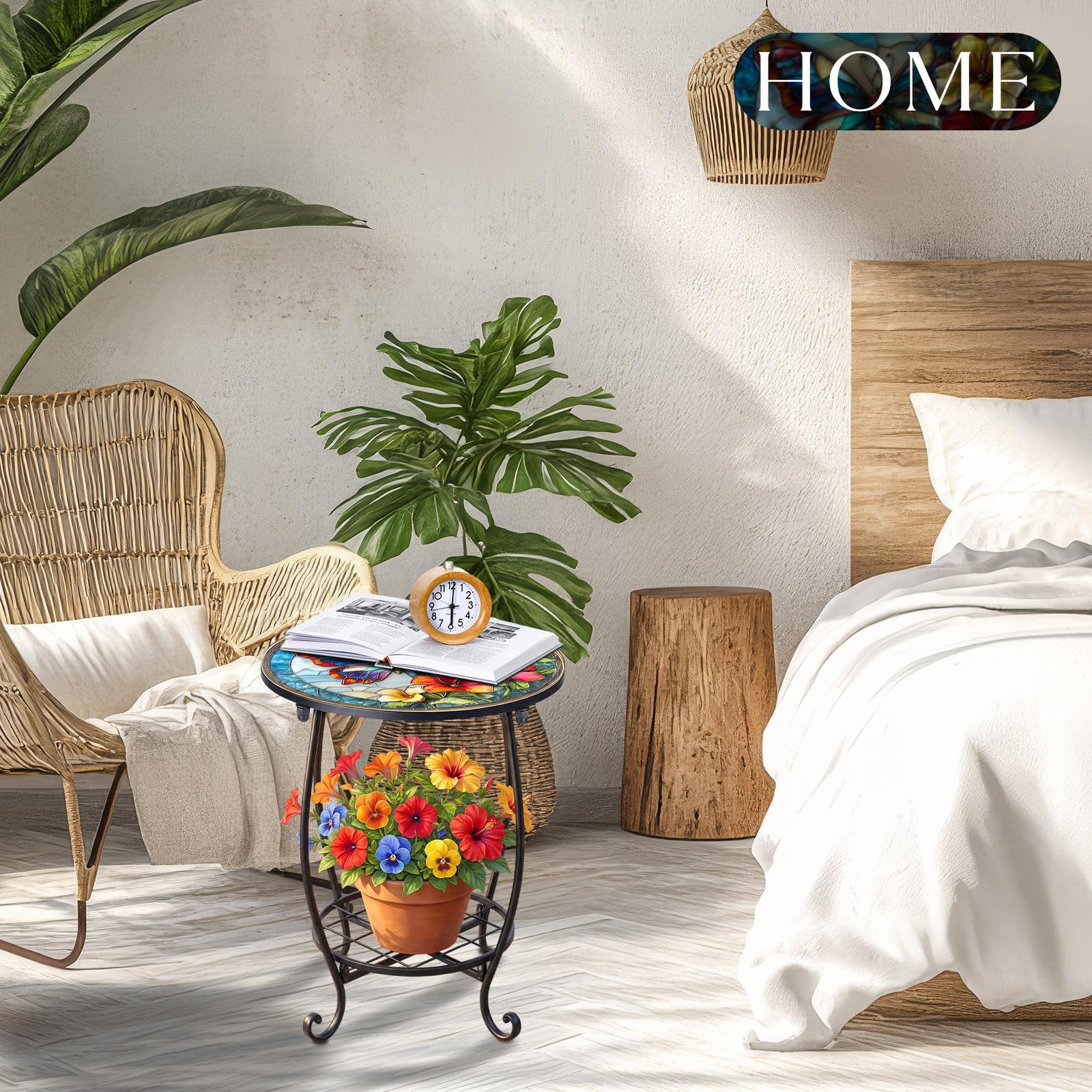 Cinnvoice Outdoor Side Table with assembly instructions