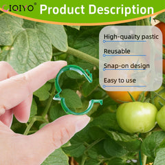 CIQIYO plant support clips stacked for easy storage