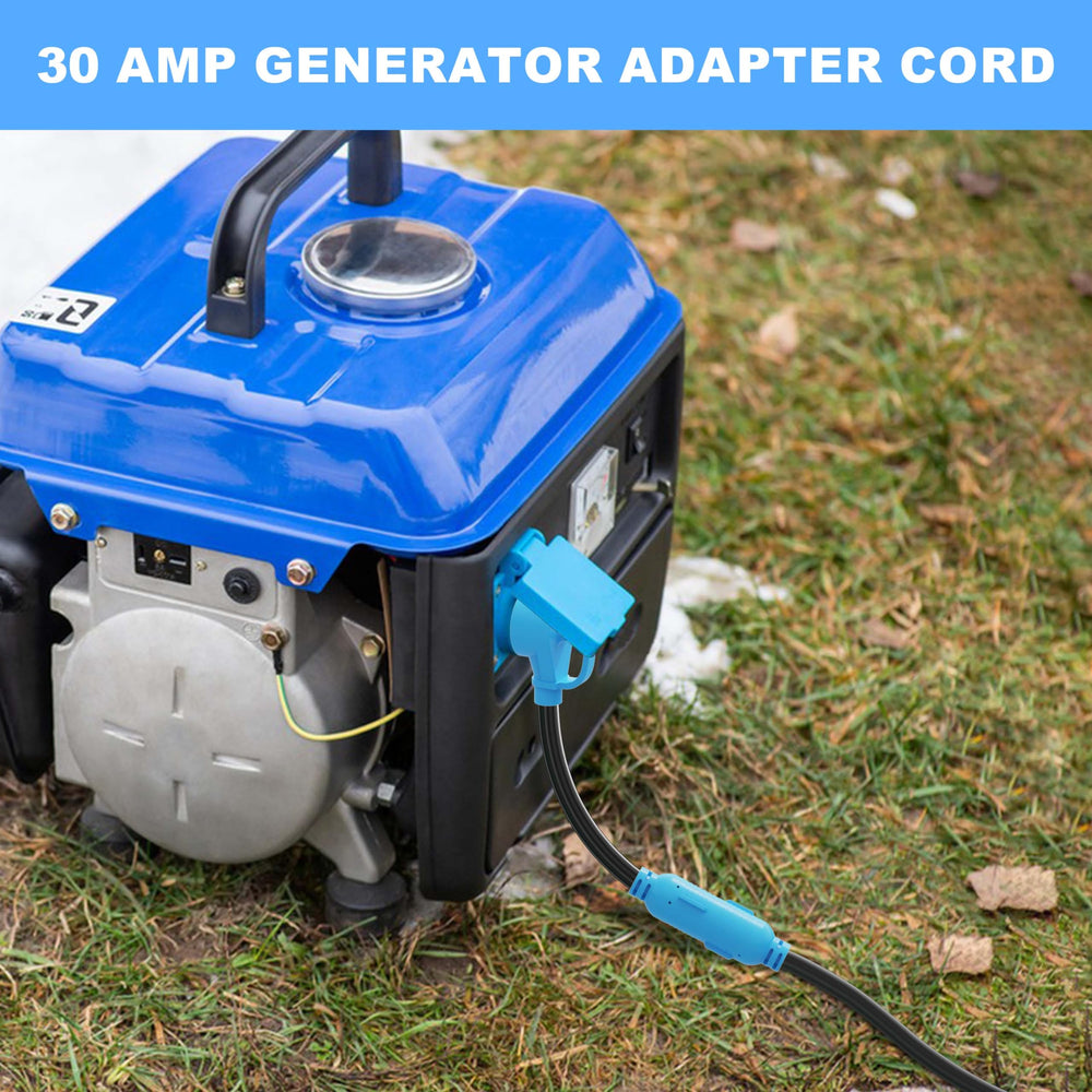 CircleCord Generator Adapter Cord in a camping setup