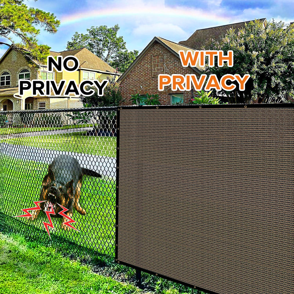 Cisvio heavy duty privacy screen on a balcony