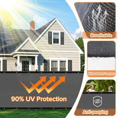 Cisvio Privacy Fence Screen in use on a patio