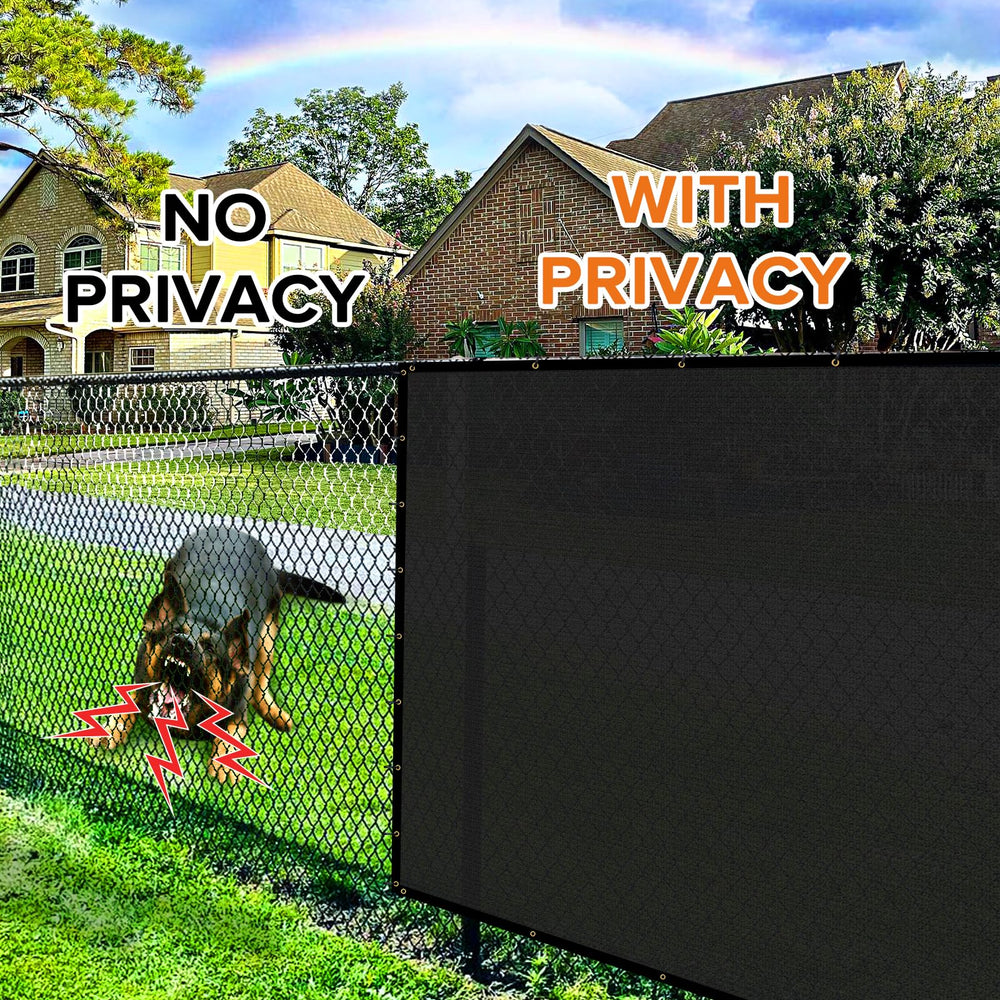 Cisvio privacy screen installed on a balcony
