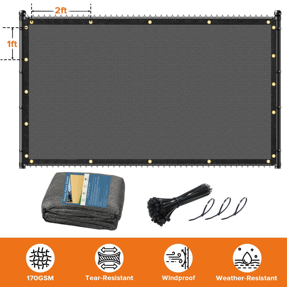 Cisvio privacy screen providing shade on a balcony