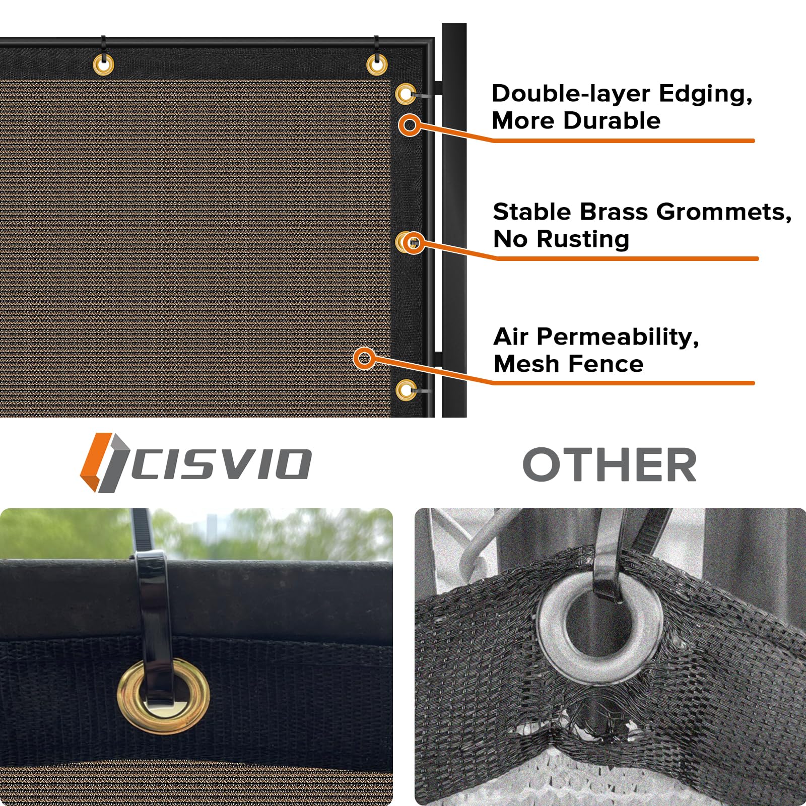 Cisvio privacy screen used around a pool deck