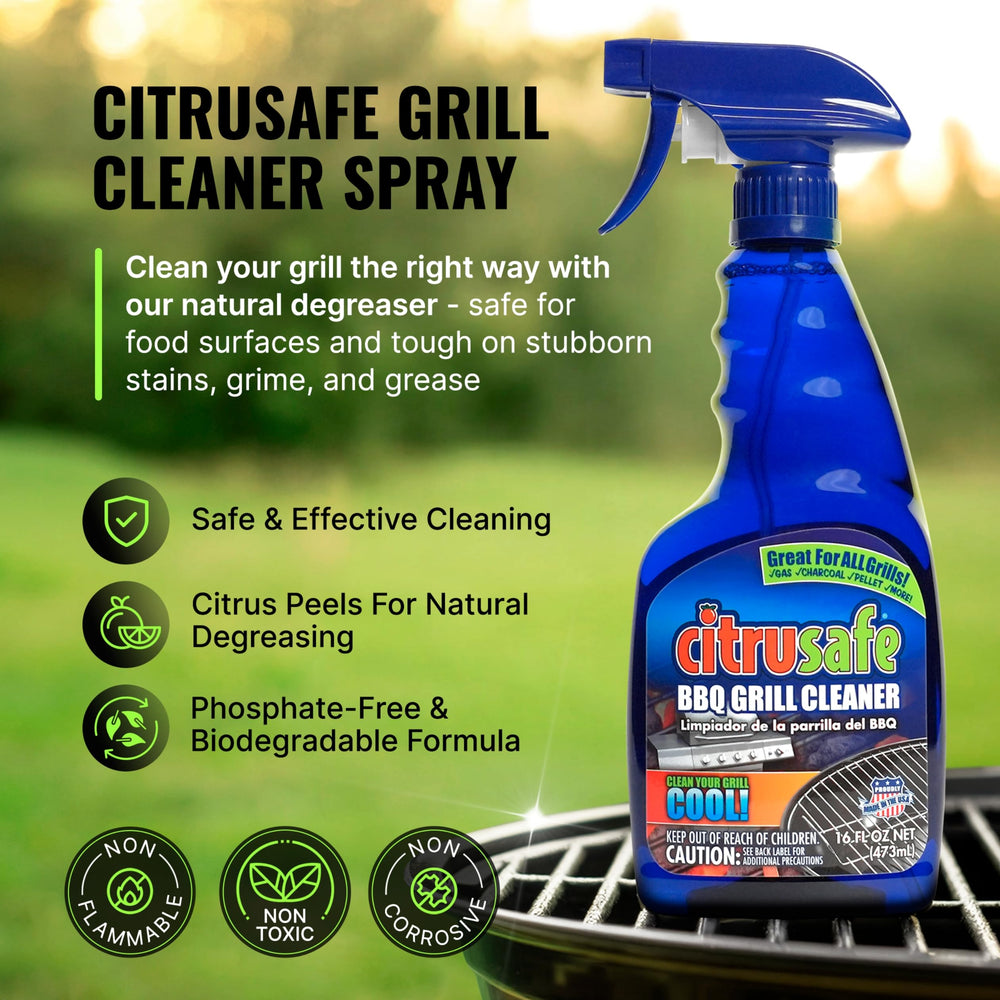 Citrusafe scrubber included in the Grill Care Kit